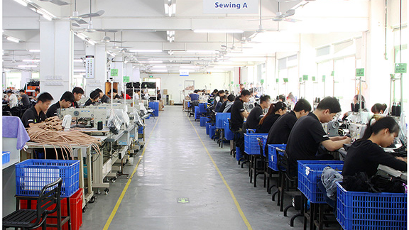 China factory production line