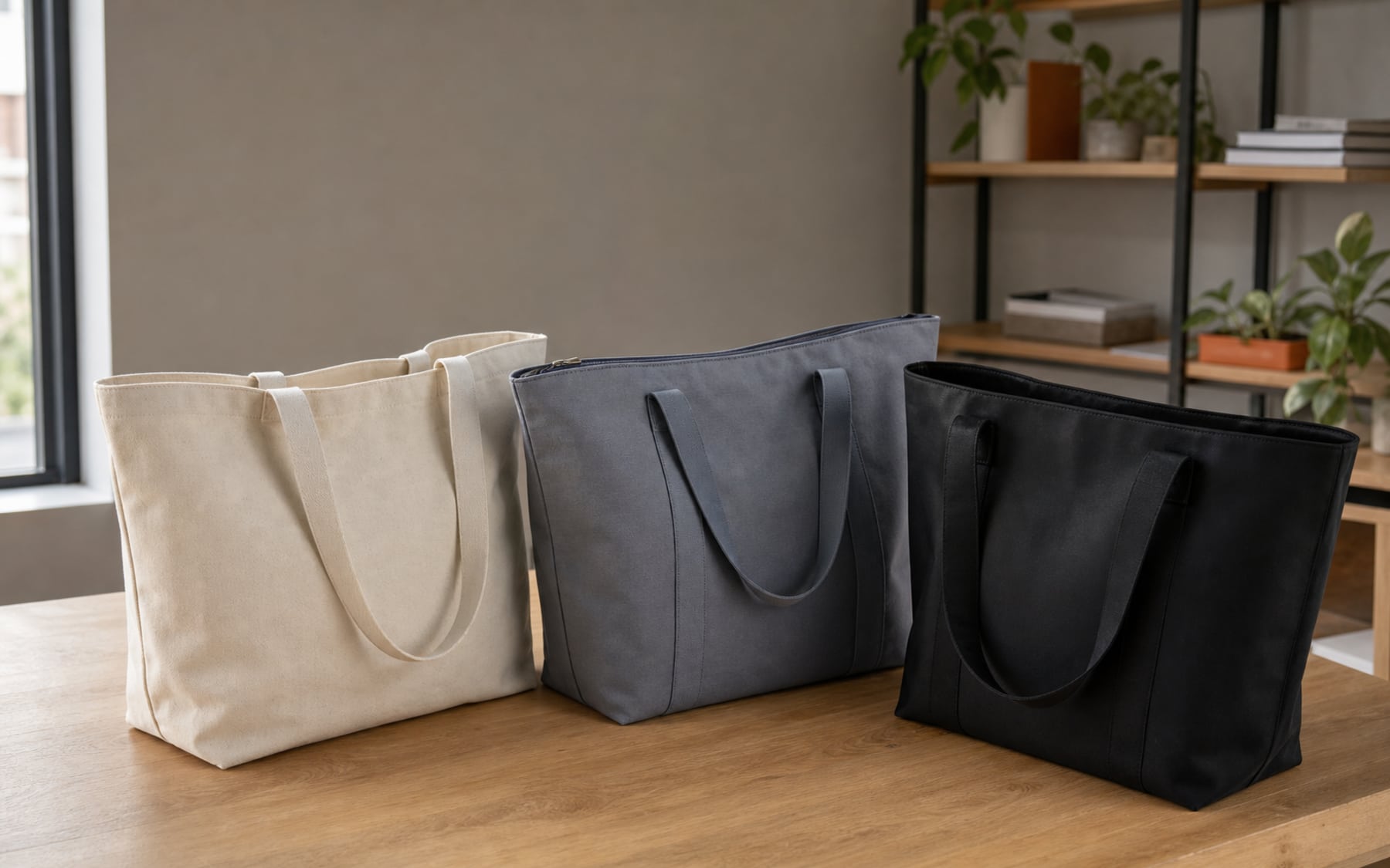 Tote Bags illustrative application visual
